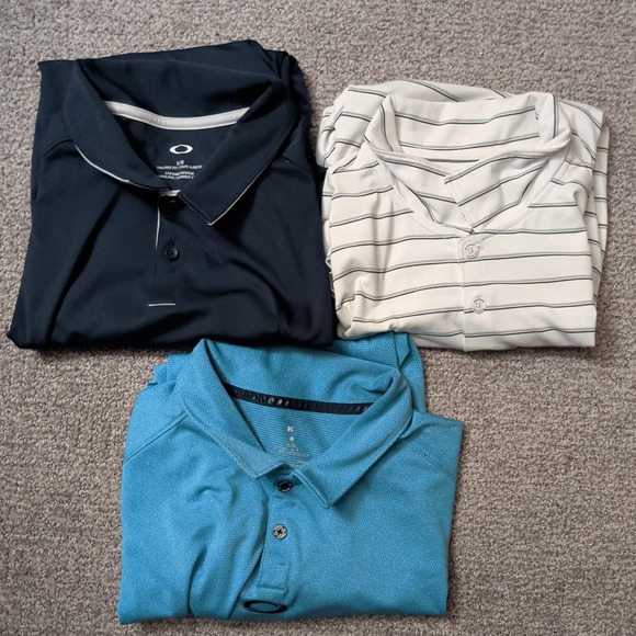Oakley Other - Lot of 3 Oakley Size Large and Medium Polo 3 Golf Shirts Men's Used - Excellent